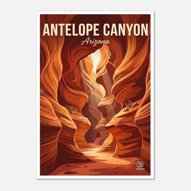Antelope Canyon / Southwest travel art print
