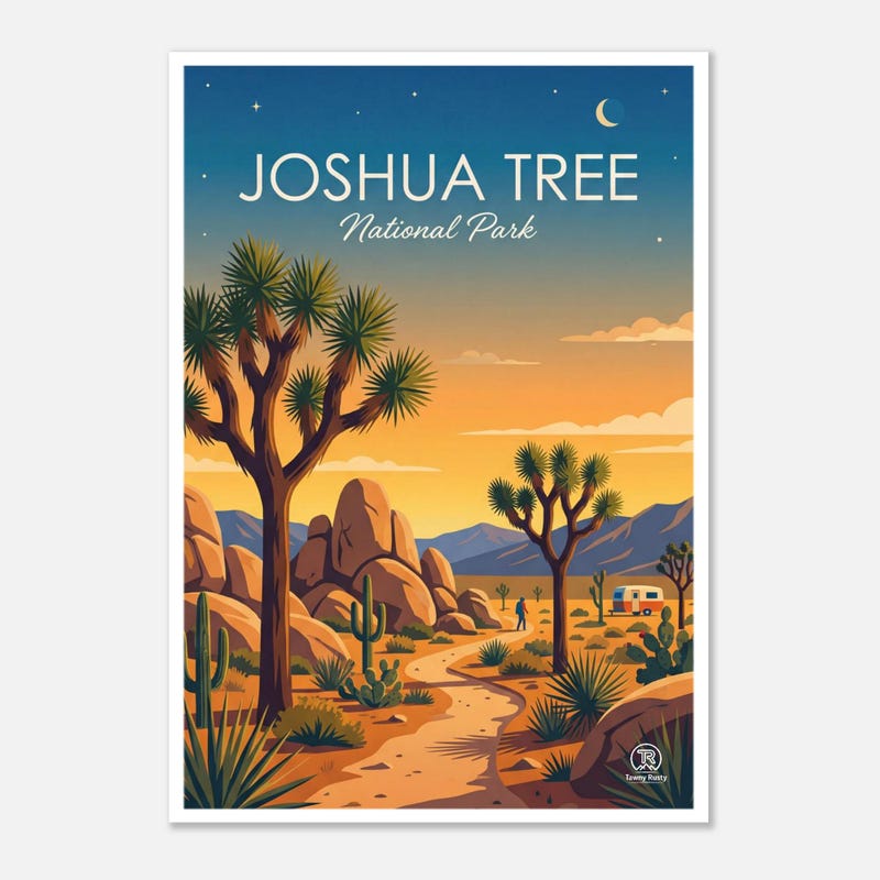 Joshua Tree travel art print